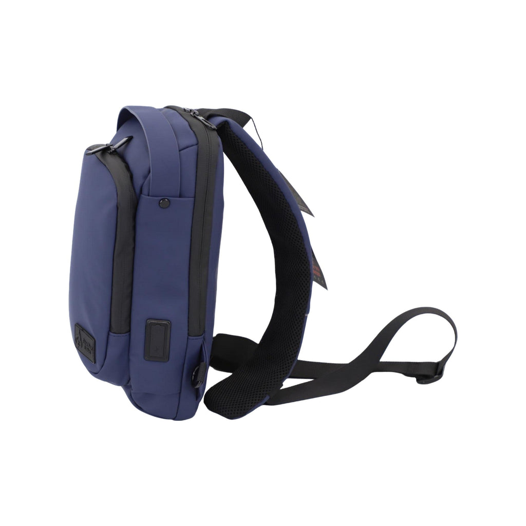 FireBar Labs Smell Proof Executive Tech Cross Body w/USB-C Fast Charge Port - Hidden Lock Safely Fashion Powered by FireBar Labs