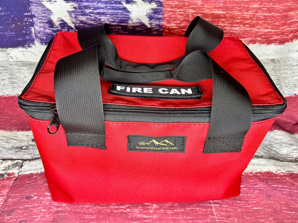 FIRECAN PORTABLE FIRE PIT Carry Bag - IGNIK- Lava Box Overland Gear Guy