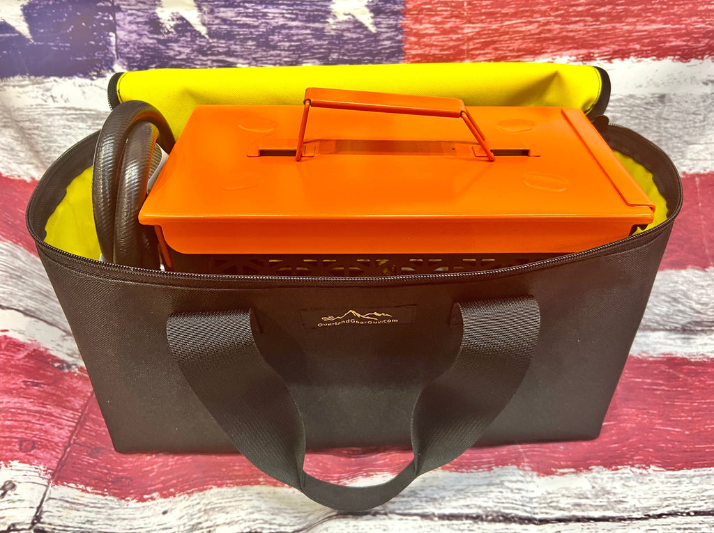 FIRECAN PORTABLE FIRE PIT Carry Bag - IGNIK- Lava Box Overland Gear Guy