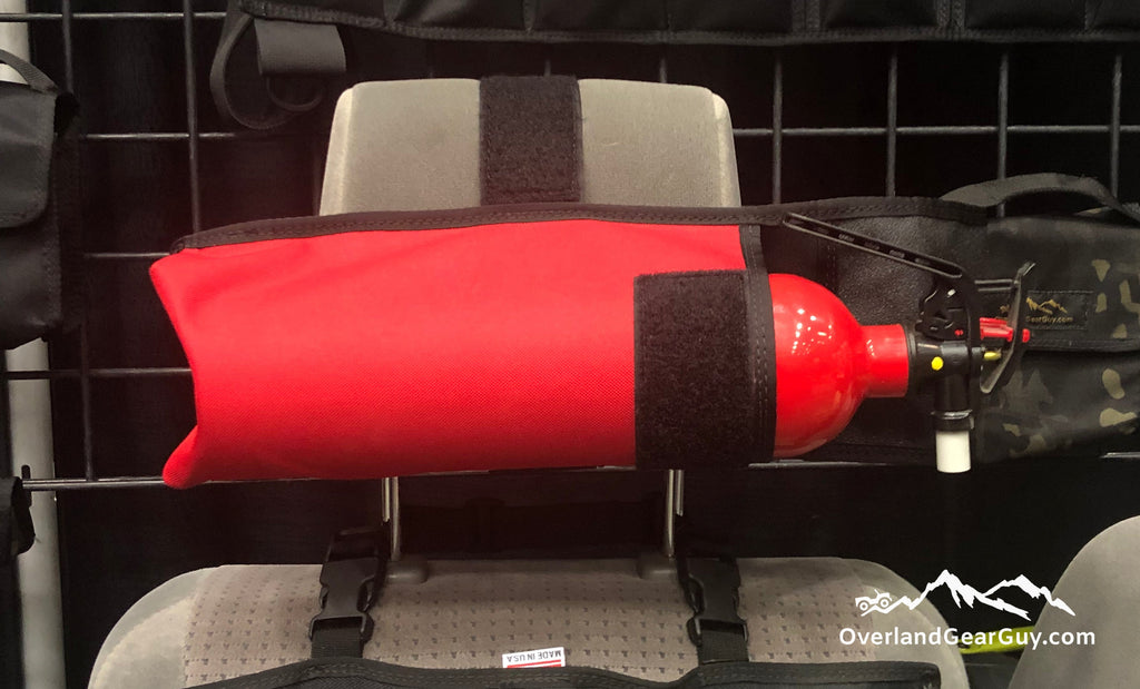 Fire Extinguisher Headrest Pouch Overland Gear Guy