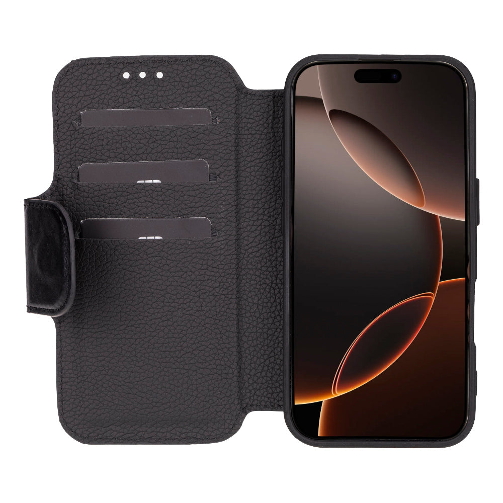 Firenze iPhone 16 Pro Leather Folio Case Mizuri Leather