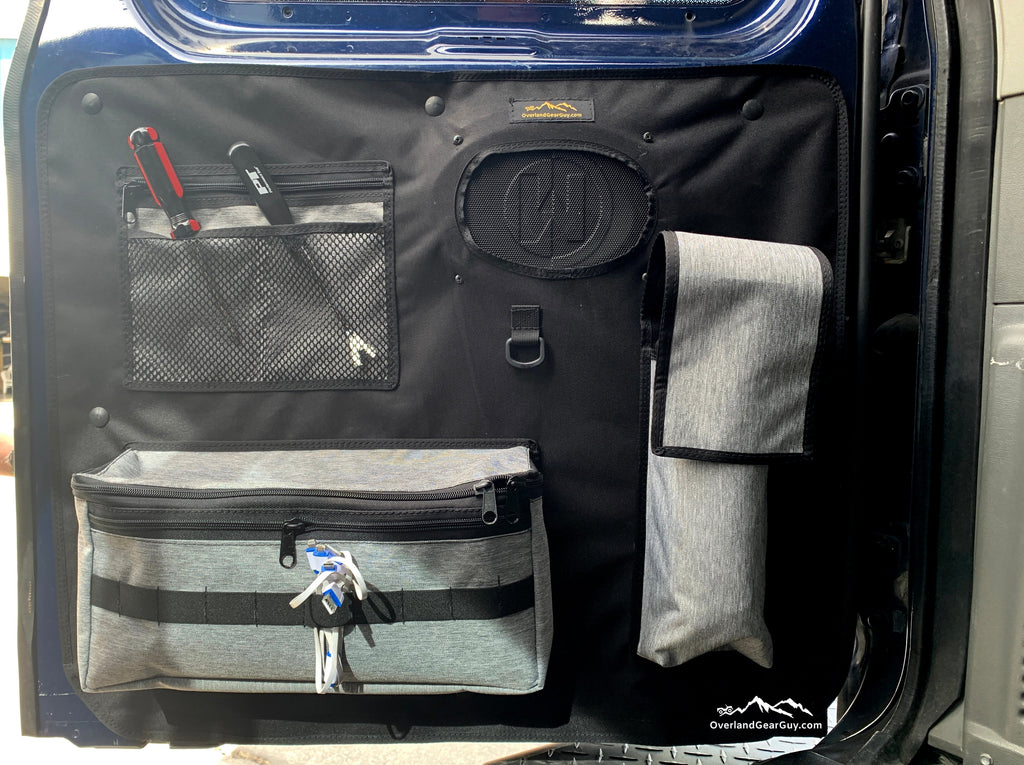 Ford Econoline Back Door Panel Organizer Overland Gear Guy