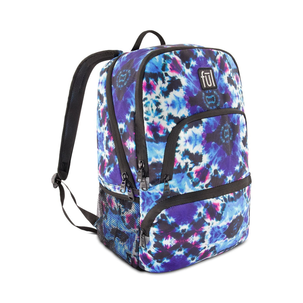 Terrace Laptop Backpack Blue Purple Tie-Dye Ful Luggage