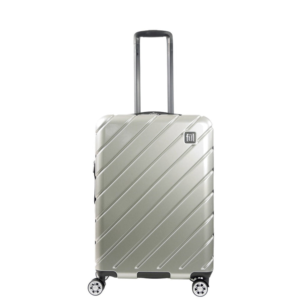 Ful Velocity 27" Expandable Hardside Spinner Luggage, Silver Ful Luggage