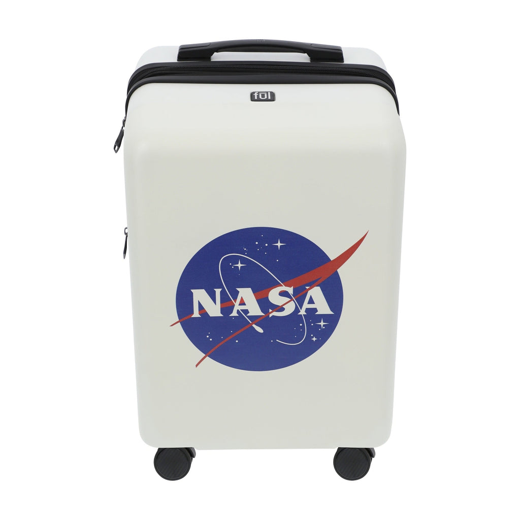 NASA 22.5" White Carry-On Suitcase Luggage Ful Luggage