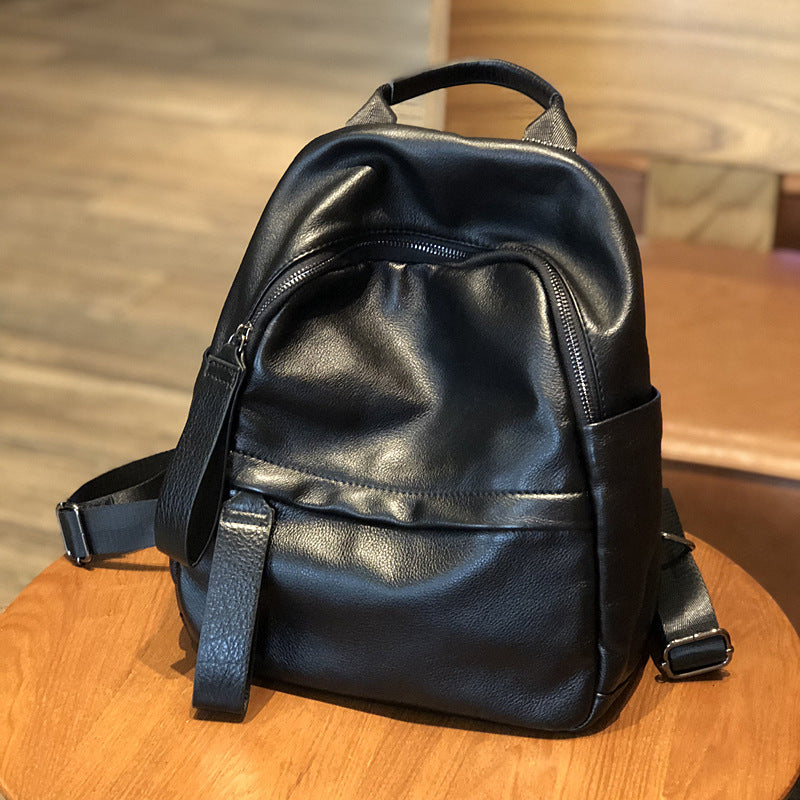 Full Grain Backpack For Women Leather Shoulder Bag Stylish Leather Backpack Purse Handmade School Backpack Travel Backpack RockCow Leather Studio