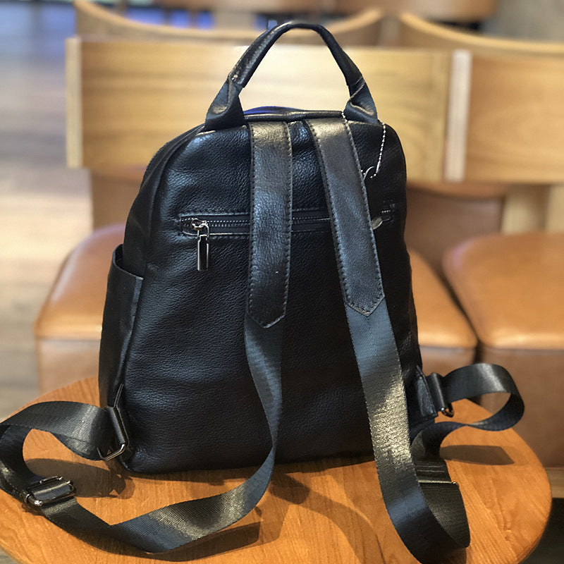 Full Grain Backpack For Women Leather Shoulder Bag Stylish Leather Backpack Purse Handmade School Backpack Travel Backpack RockCow Leather Studio