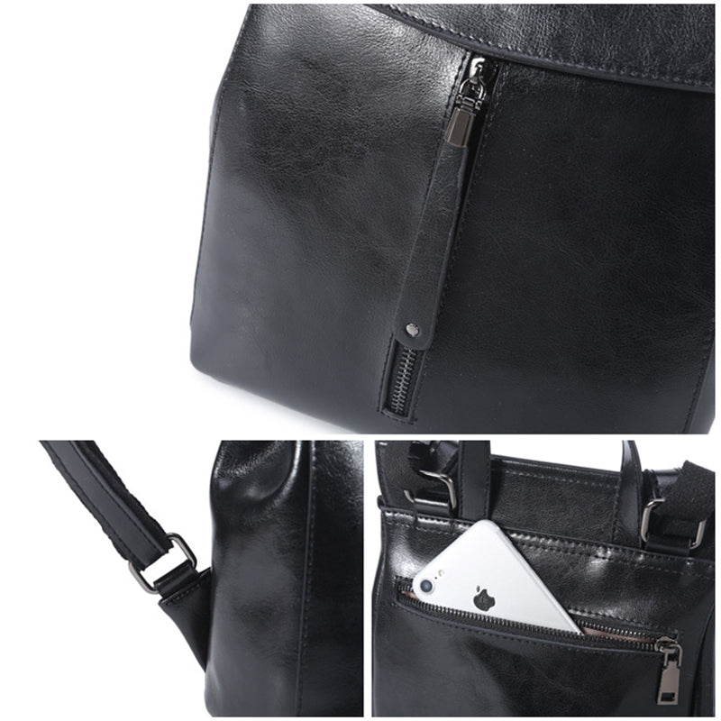 Full Grain Leather Backpack Purse for Women, Stylish Leather Backpack, Gift for Her RockCow Leather Studio