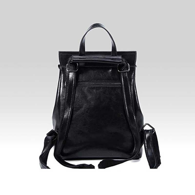 Full Grain Leather Backpack Purse for Women, Stylish Leather Backpack, Gift for Her RockCow Leather Studio