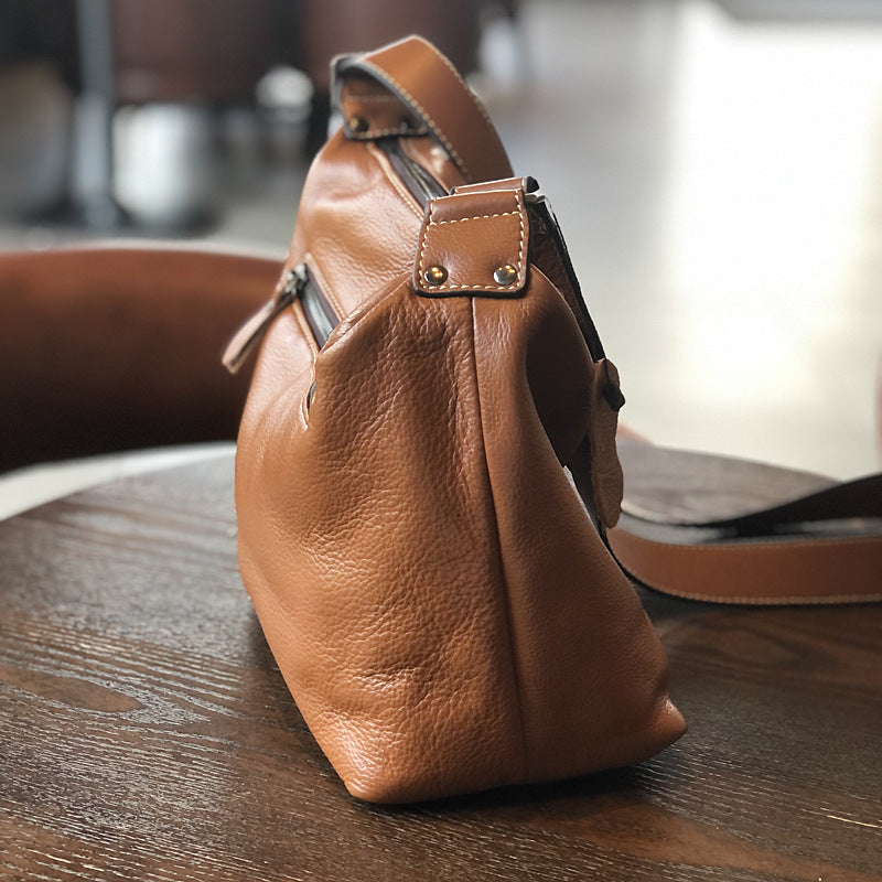 Full Grain Leather Crossbody Bag Leather Shoulder Bag For Women Gift For Women RockCow Leather Studio