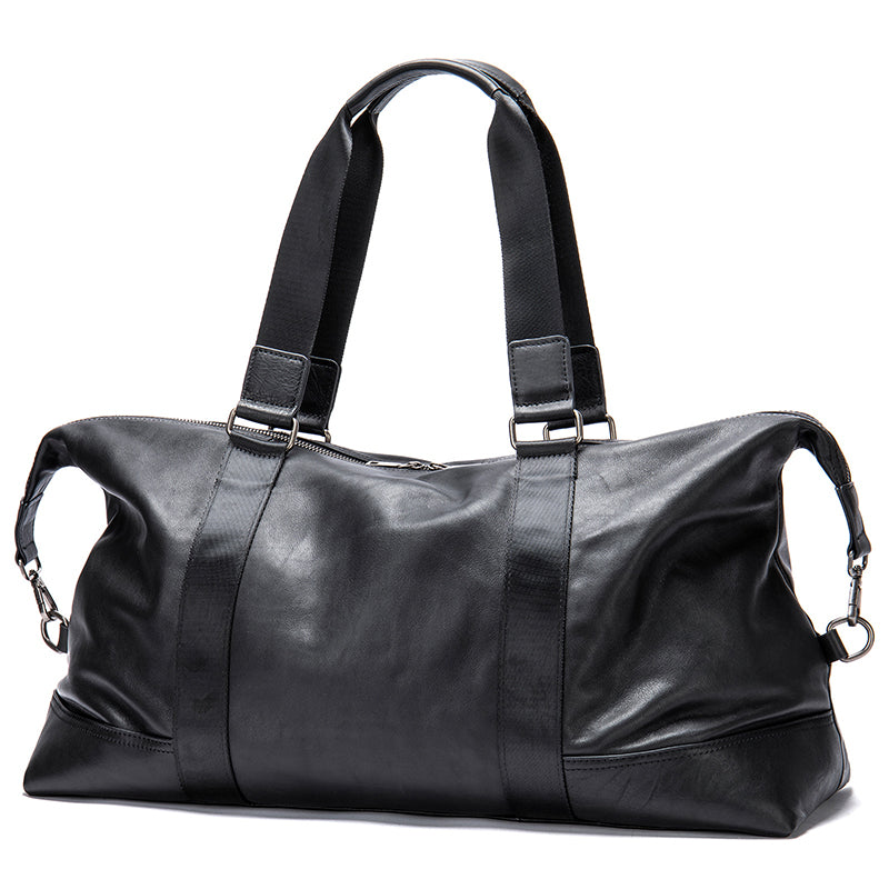 Full Grain Leather Gym Bag Mens Leather Duffle Bag Travel Bag Leather Weekend Luggage Bag Leather Carry-on Bag RockCow Leather Studio
