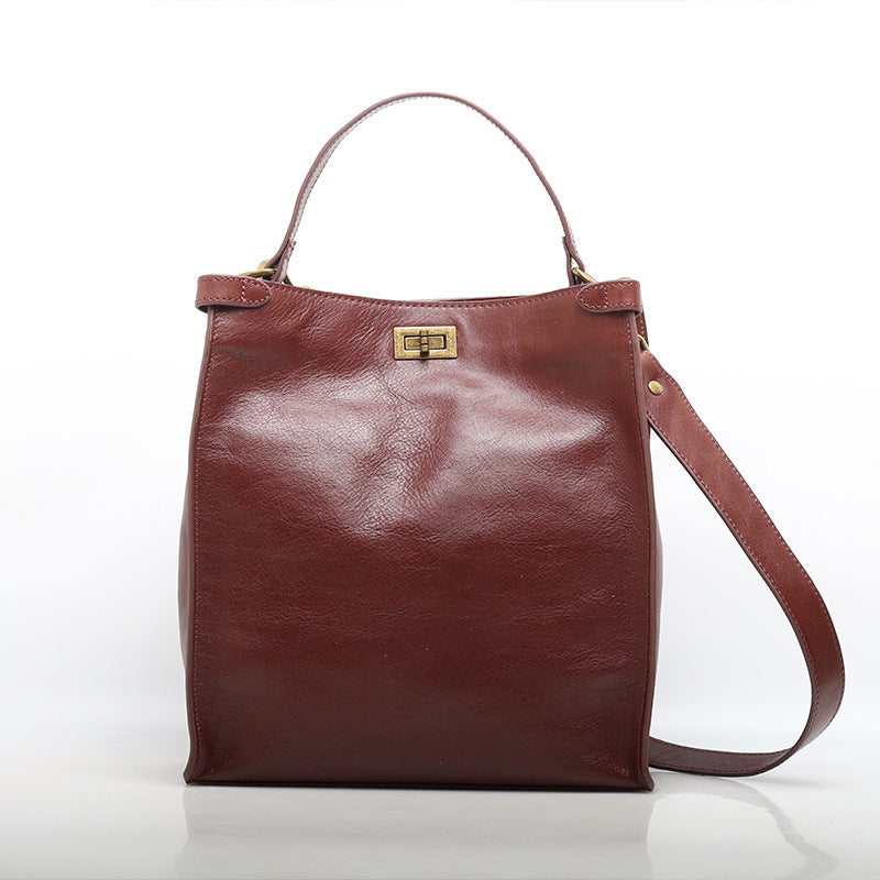 Full Grain Leather Handbag Women Leather Bag Handmade Leather Shoulder Bag Handmade Leather Crossbody Bag For Woman RockCow Leather Studio