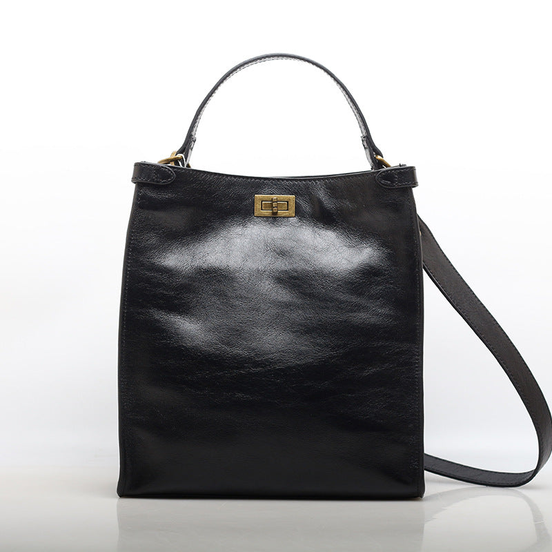 Full Grain Leather Handbag Women Leather Bag Handmade Leather Shoulder Bag Handmade Leather Crossbody Bag For Woman RockCow Leather Studio