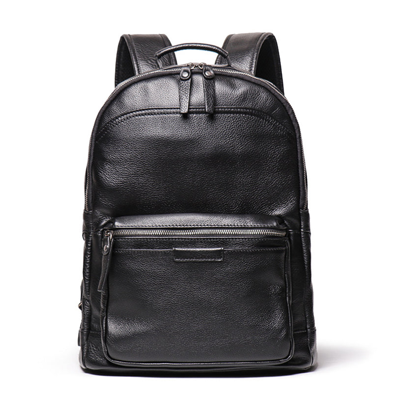 Full Grain Leather Men Backpack Handmade Leather Laptop Backpack Travel Backpack 88120 RockCow Leather Studio