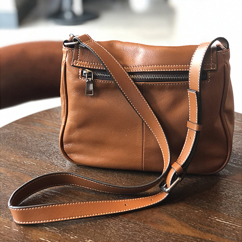 Full Grain Leather Shoulder Bag Women Crossbody Bag Leather Purse Gift for Her T21020 RockCow Leather Studio