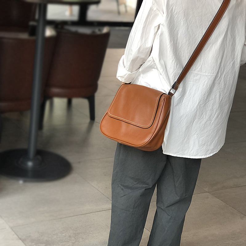 Full Grain Leather Shoulder Bag Women Crossbody Bag Leather Purse Gift for Her T21020 RockCow Leather Studio