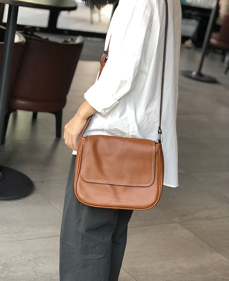 Full Grain Leather Shoulder Bag Women Crossbody Bag Leather Purse Gift for Her T21020 RockCow Leather Studio