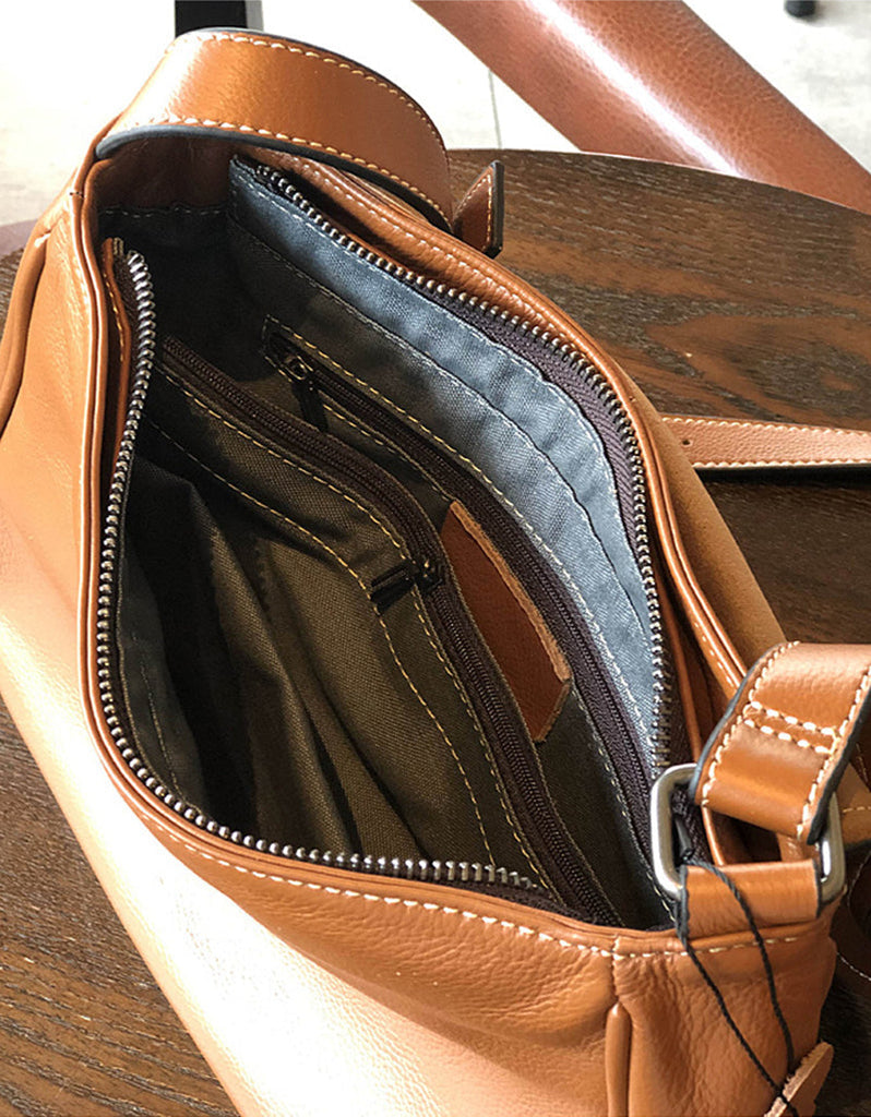 Full Grain Leather Shoulder Bag Women Crossbody Bag Leather Purse Gift for Her T21020 RockCow Leather Studio