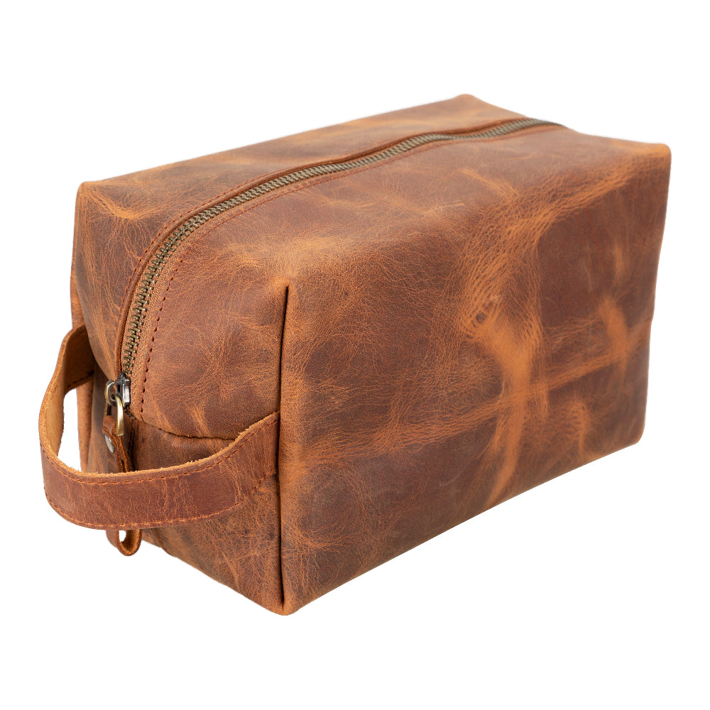 Eve Leather Dopp Kit, X Large Mizuri Leather