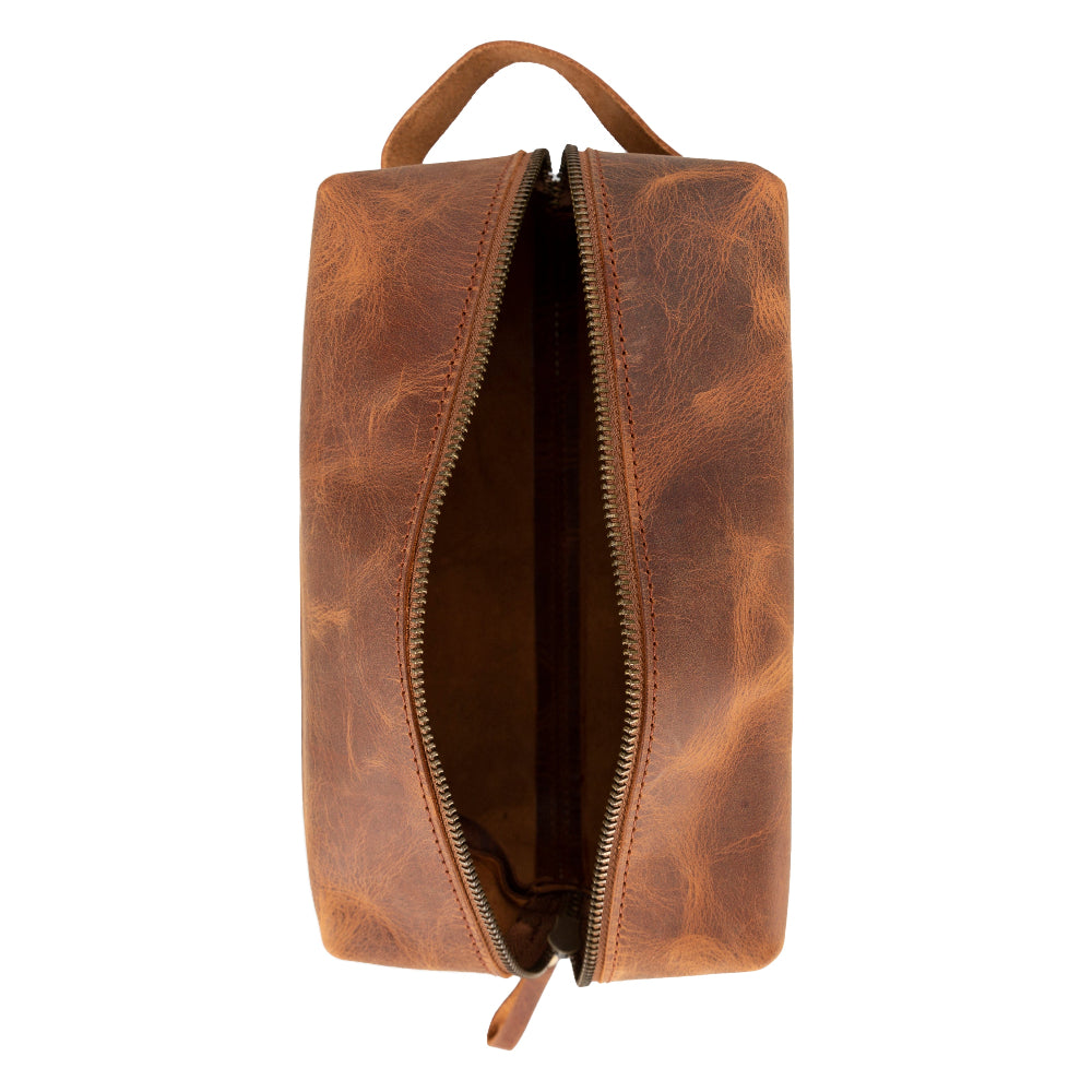 Eve Leather Dopp Kit, X Large Mizuri Leather