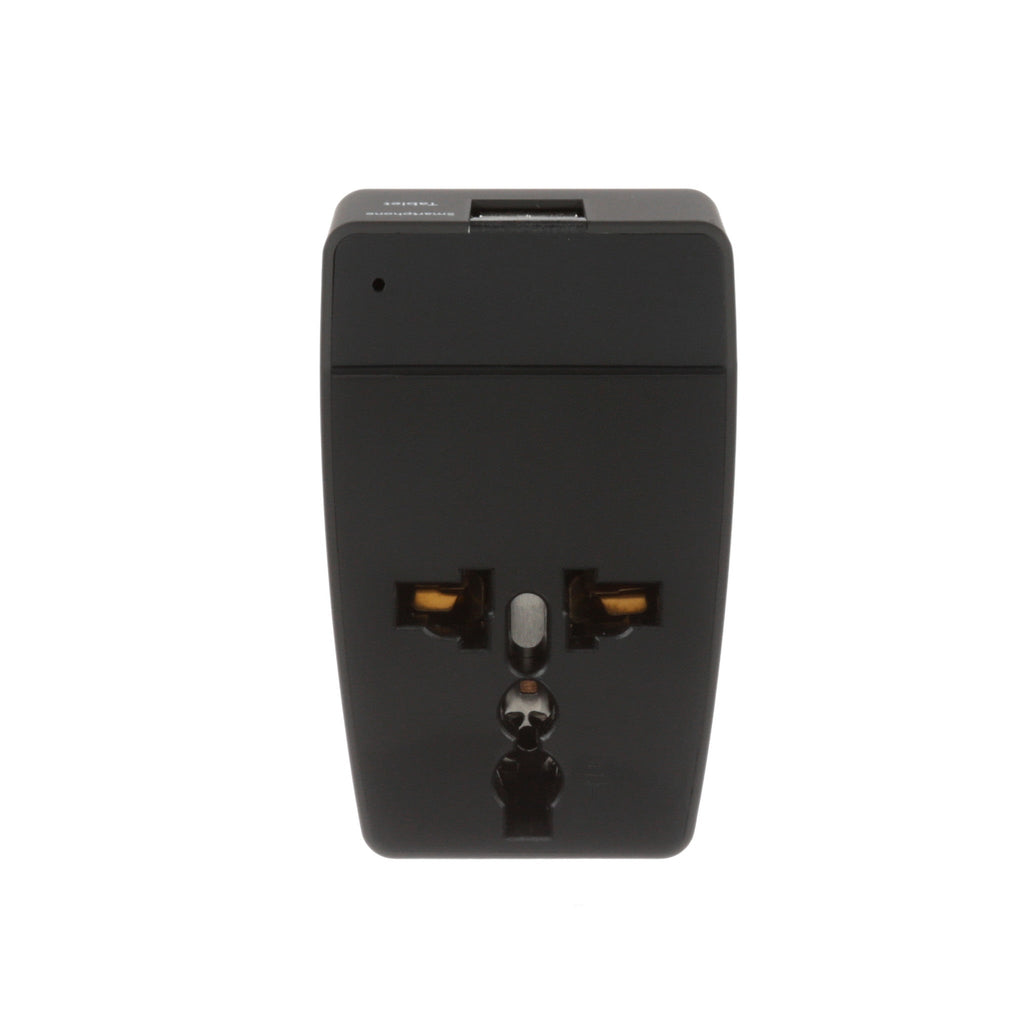 Italy Travel Adapter - Type L - 4 in 1 - 2 USB Ports (GP4-12A) Ceptics