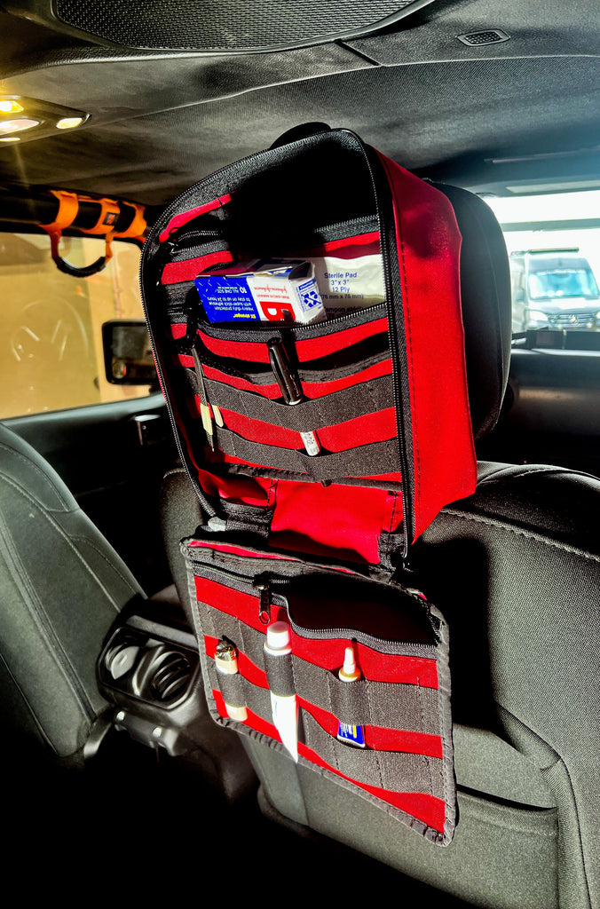 First Aid Kit Headrest Pouch - IFAK Overland Gear Guy