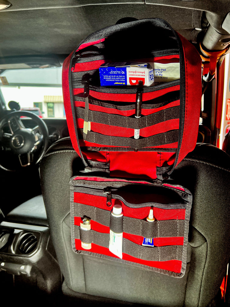 First Aid Kit Headrest Pouch - IFAK Overland Gear Guy