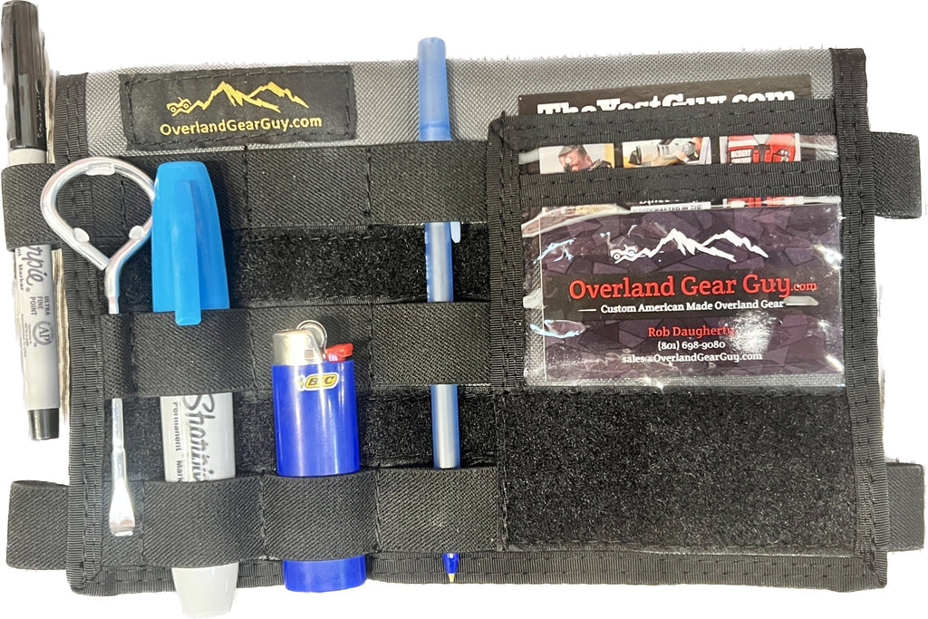 Jeep Gladiator MOLLE Visor Organizer - Tacoma Visor Overland Gear Guy