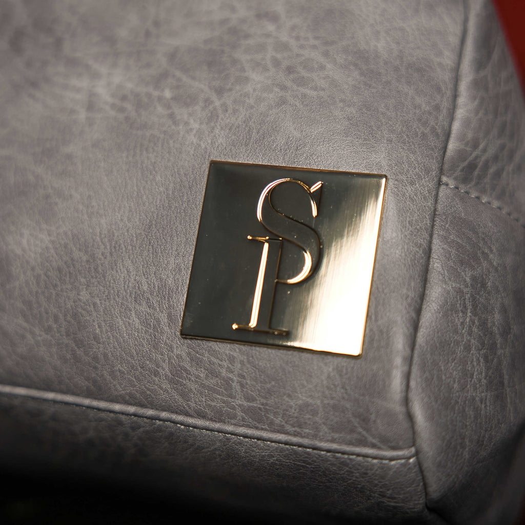 Grey Leather Toiletry Bag Sole Premise