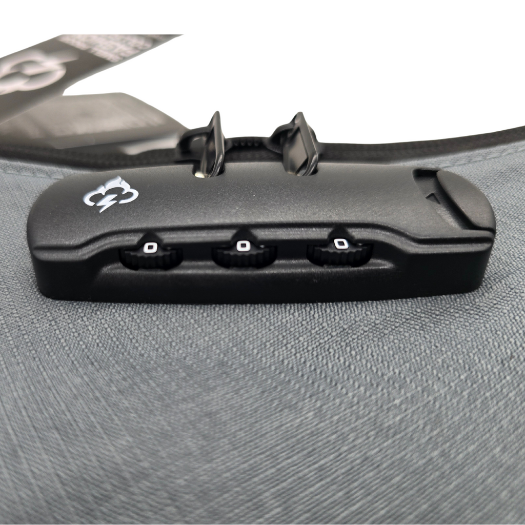 FireBar Labs Smell Proof Cross Body Bag - Hidden Lock Safely Fashion Powered by FireBar Labs