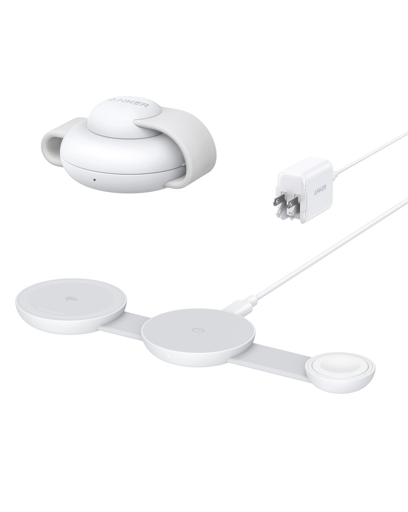 Anker MagGo Wireless Charging Station (3-in-1, Foldable Pad) Anker