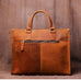 The Dagmar Leather Briefcase | Vintage Leather Messenger Bag STEEL HORSE LEATHER
