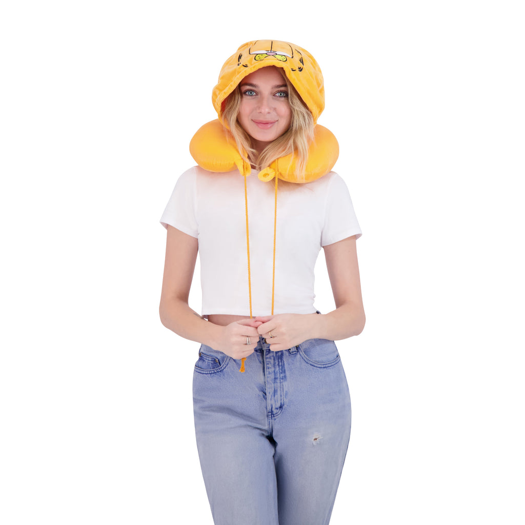 Garfield Hooded Travel Neck Pillow Ful Luggage