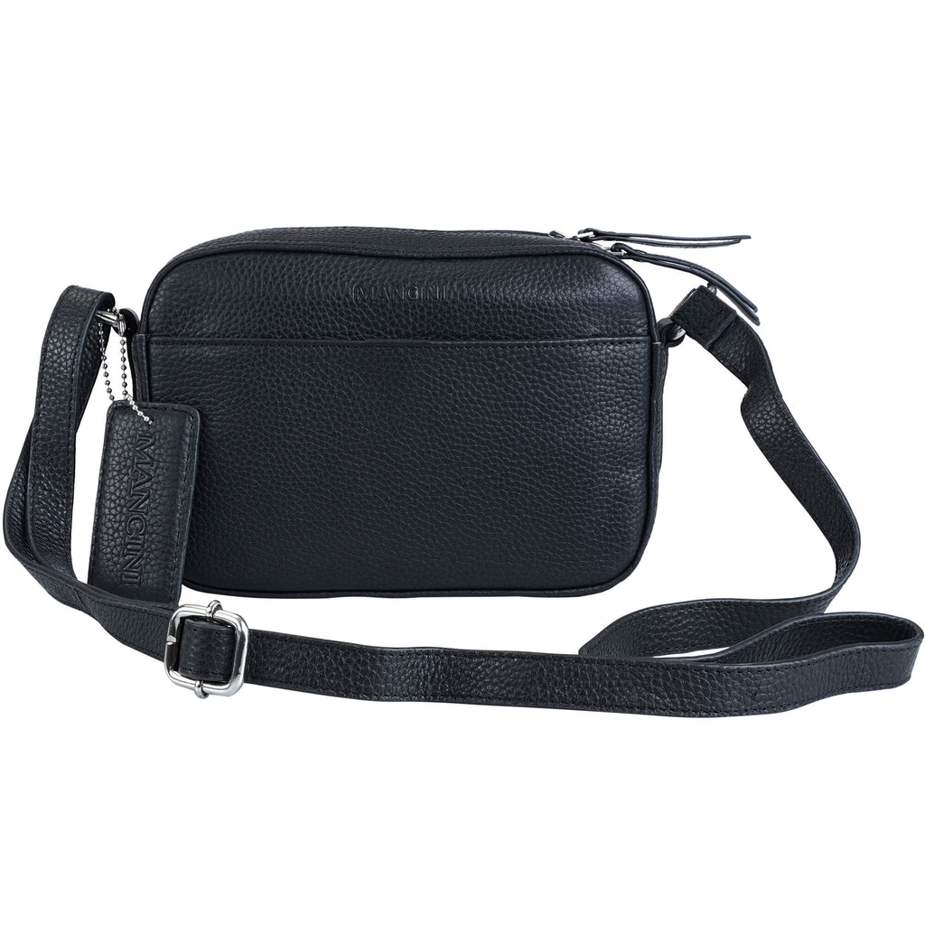 Mancini Pebbled Clara Small Crossbody Bag Mancini