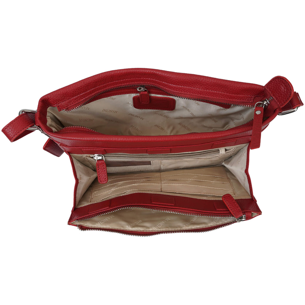 Mancini Loretta Crossbody Handbag with Organizer Mancini