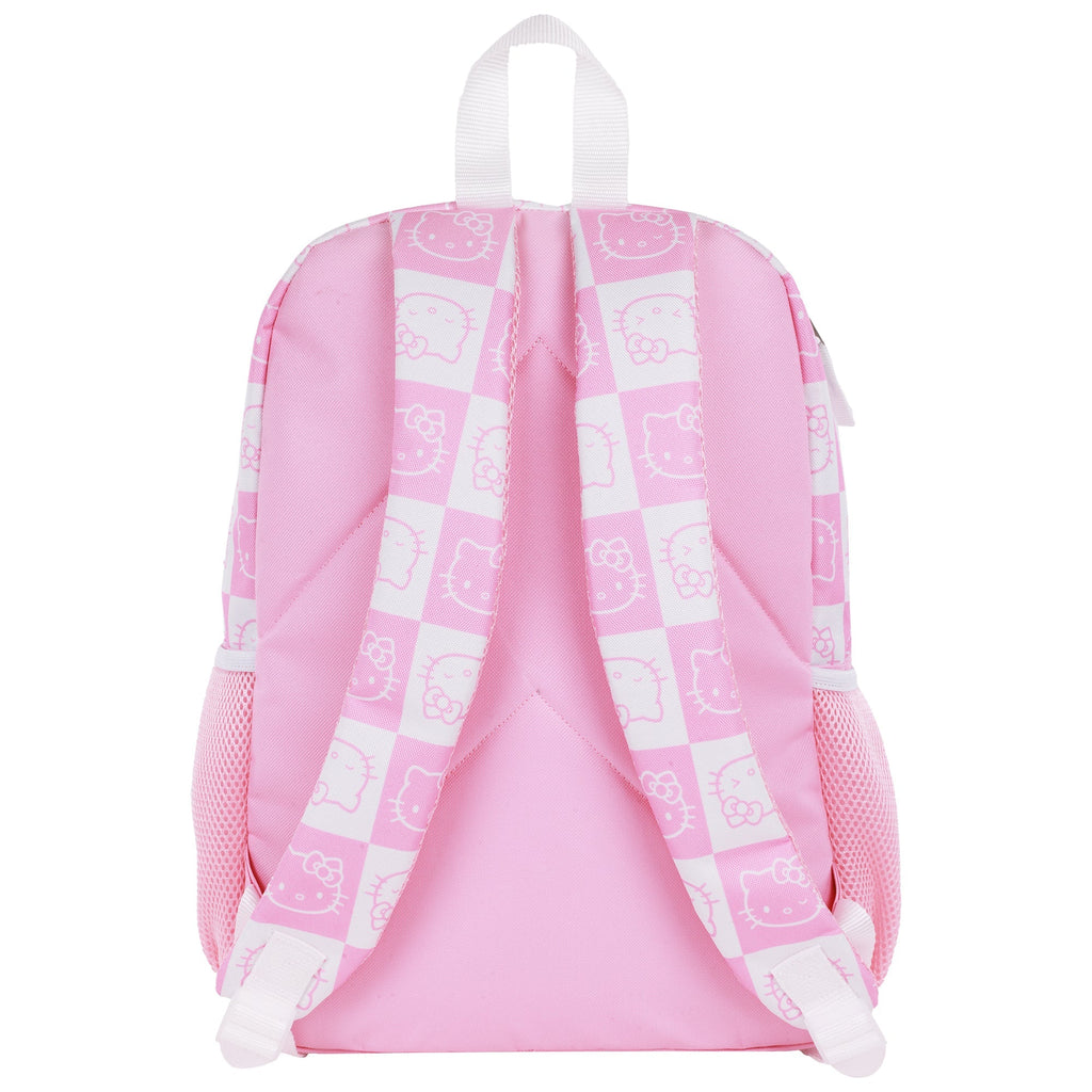 Hello Kitty All-Over Print Backpack with Detachable Lunchbox & 3D Charm Ful Luggage