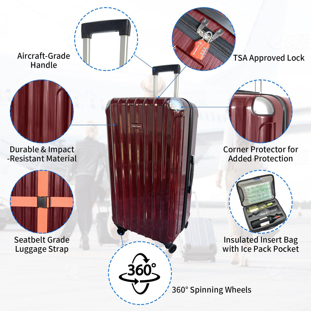 Hacienda 12-Bottle Wine Carrying Suitcase Dony Corp.