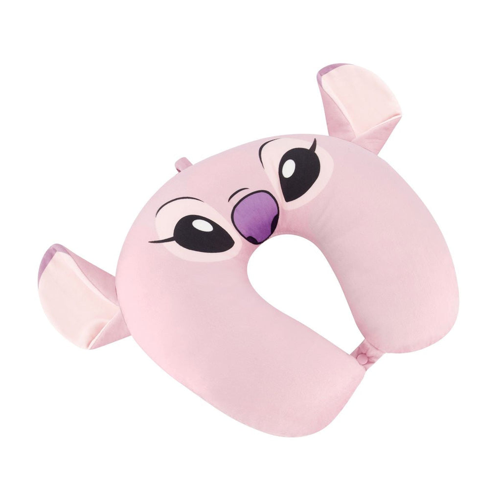 Disney Lilo & Stitch Angel 3D Ears Travel Neck Pillow Ful Luggage