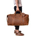 The Eira Duffle Bag | Vintage Leather Weekender STEEL HORSE LEATHER