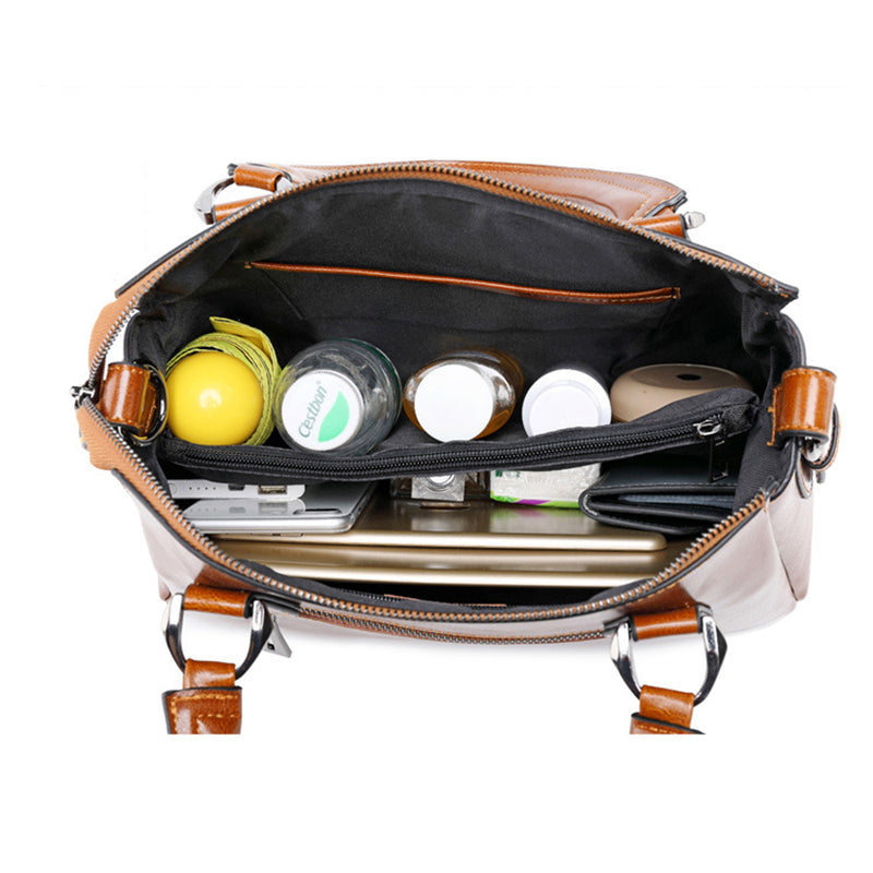 Handmade Top Grain Leather Women Shoulder Bags Stylish Ladies Leather Handbag Gifts For Her SX2833 RockCow Leather Studio