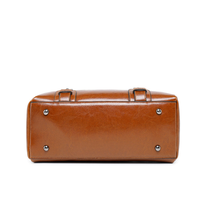 Handmade Top Grain Leather Women Shoulder Bags Stylish Ladies Leather Handbag Gifts For Her SX2833 RockCow Leather Studio
