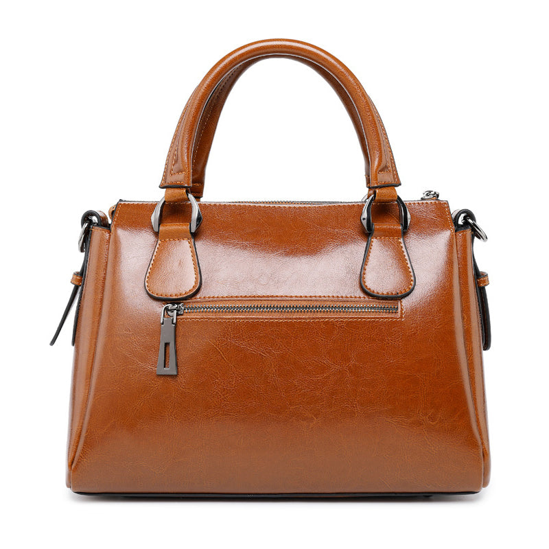 Handmade Top Grain Leather Women Shoulder Bags Stylish Ladies Leather Handbag Gifts For Her SX2833 RockCow Leather Studio