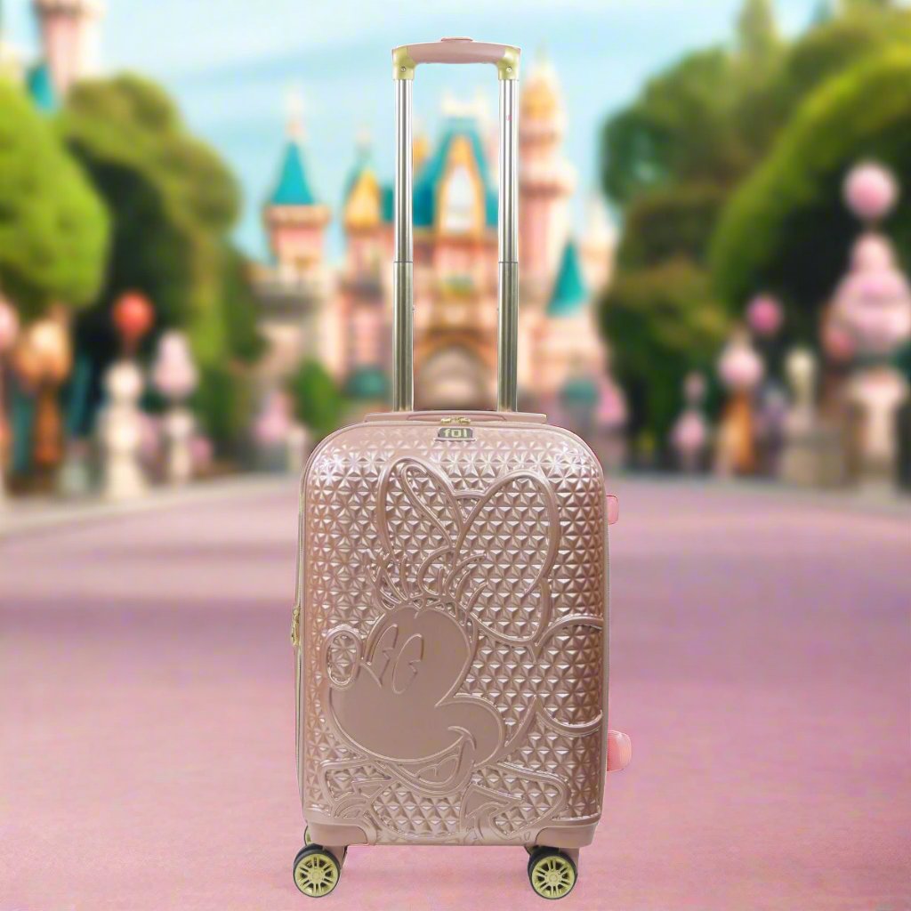 Disney Minnie Mouse FŪL 22.5" Luggage Spinner Rose Gold Ful Luggage
