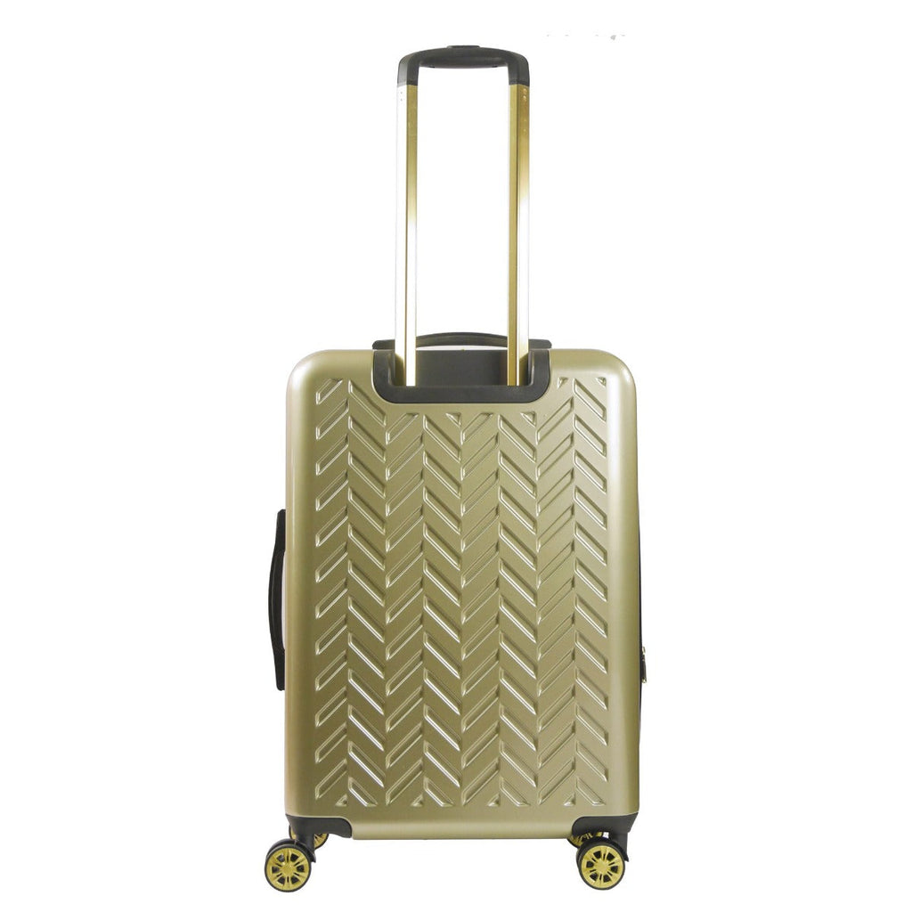 Ful Groove 27" Expandable Hardside Spinner Luggage, Gold Ful Luggage