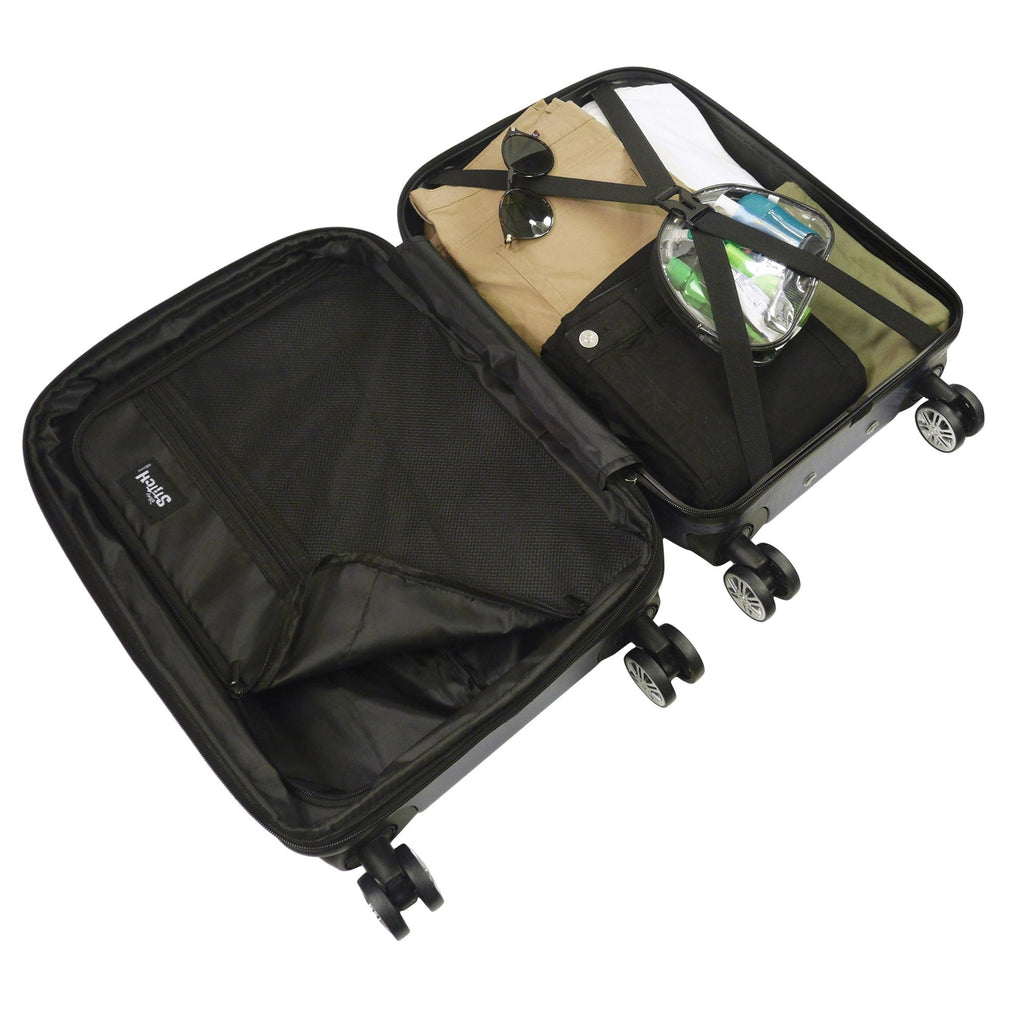 Disney Stitch Surfing 8 Wheel Hardside 22.5" Carry-On Luggage Ful Luggage