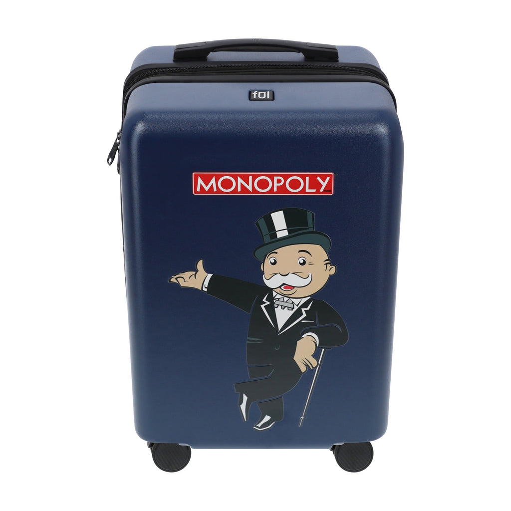 Hasbro Monopoly 22.5" Carry-On Suitcase Luggage Ful Luggage