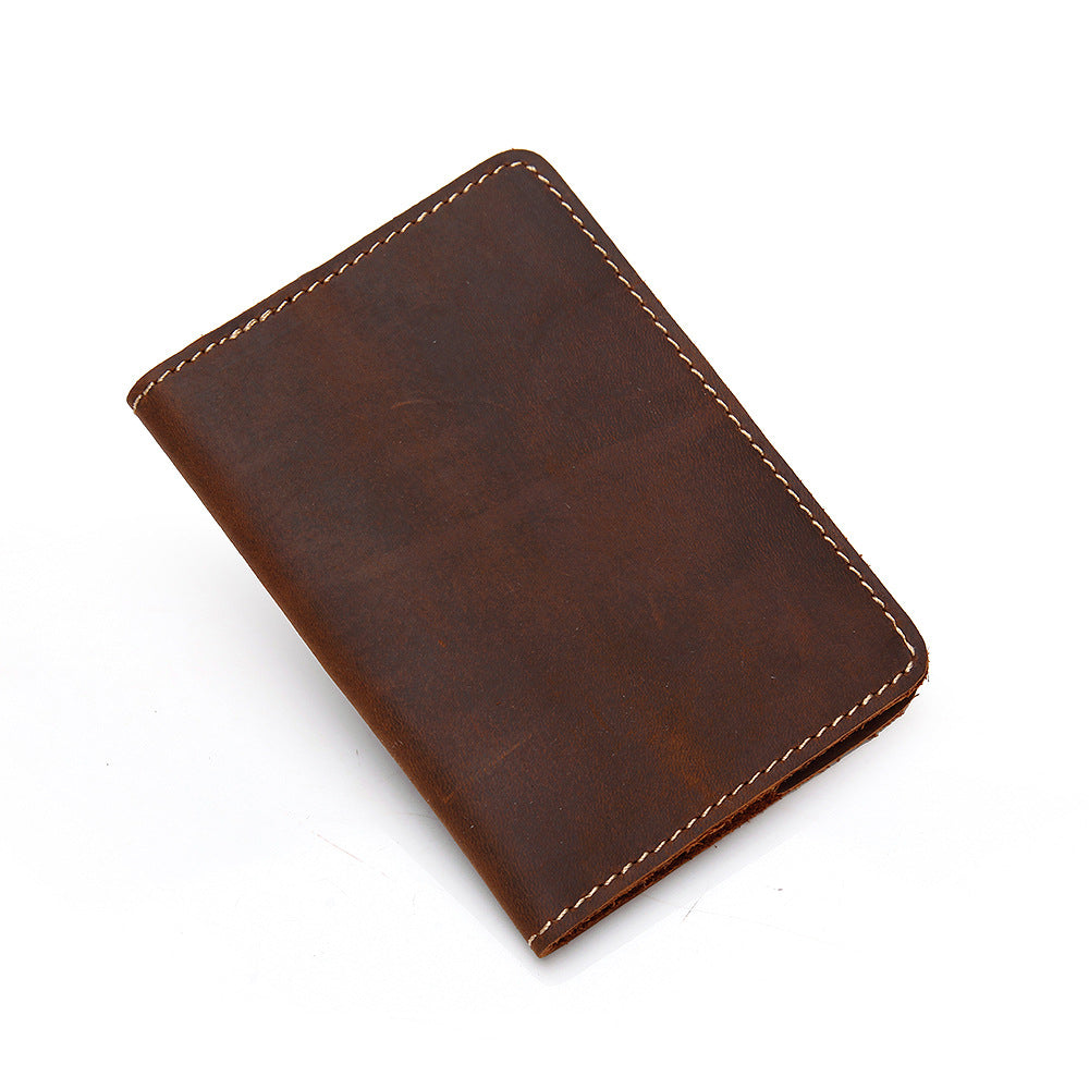 Priam Handmade Leather Passport Cover STEEL HORSE LEATHER