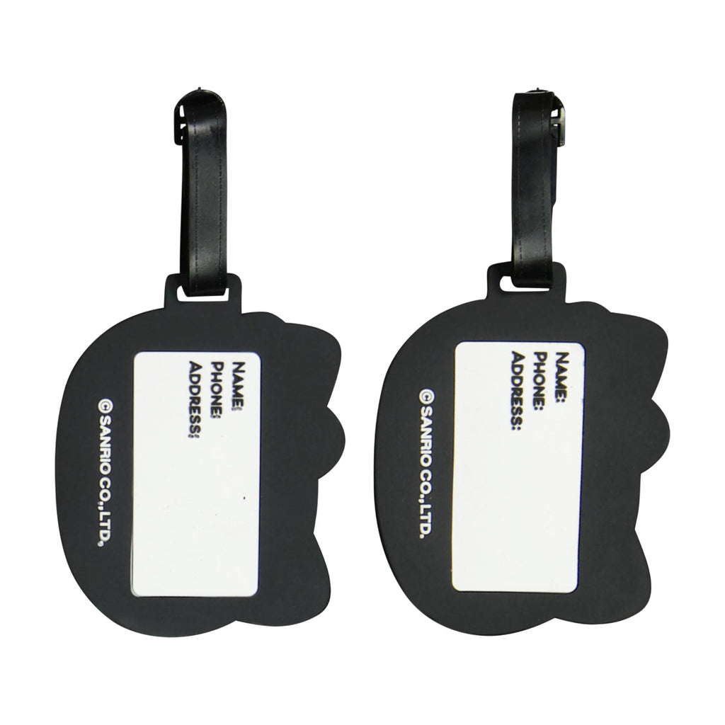 Hello Kitty Head 2-Piece White Luggage Tag Set Ful Luggage