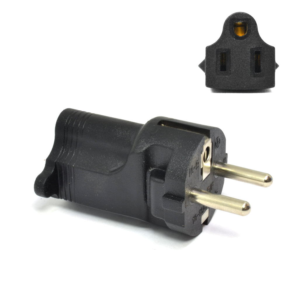 Europe (Schuko) Travel Adapter - Type E/F - Industrial Grade (IG-9) Ceptics