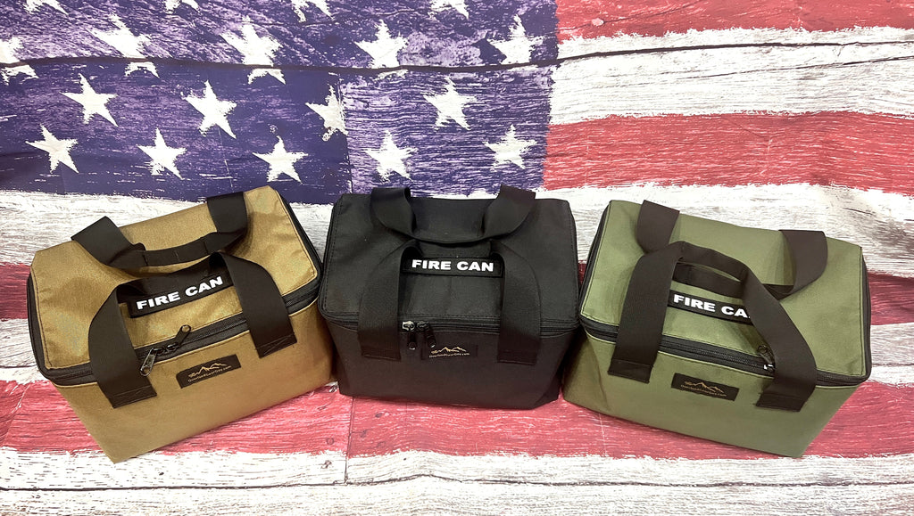 FIRECAN PORTABLE FIRE PIT Carry Bag - IGNIK- Lava Box Overland Gear Guy